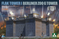 Flak tower I Berliner Zoo G Tower, 1:350 (pidemmällä toimitusajalla)