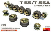 T-55, T-55A Wheels Set, 1:35