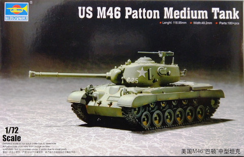 US M46 Patton Medium Tank, 1:72