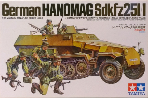 German Hanomag Sd.Kfz. 251/1, 1:35 (pidemmällä toimitusajalla)