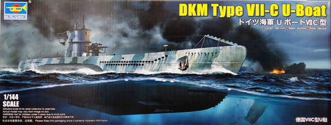 DKM Type VII-C U-Boat, 1:144 (pidemmällä toimitusajalla)