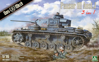Panzer III Ausf.J 3 in1, 1:16 (Pidemmällä Toimitusajalla)