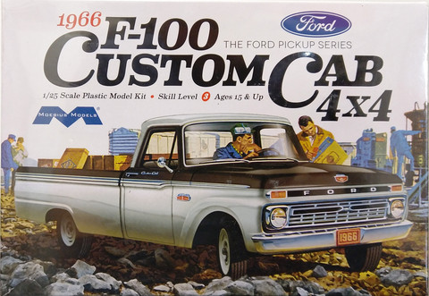 Ford F-100 Custom Cab 4x4 1966, 1:25 (pidemmällä toimitusajalla)
