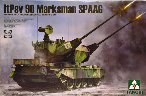 ItPsv 90 Marksman SPAAG (Finnish Self Propelled Anti Aircraft Gun), 1:35 (pidemmällä toimitusajalla)