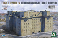 Flak tower IV Heiligengeistfeld Hamburg G Tower, 1:350 (pidemmällä toimitusajalla)