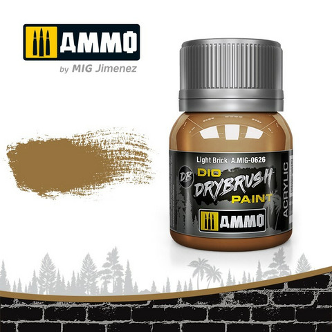 Dry Brush, Light Brick 40ml
