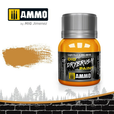 Dry Brush, Light Rust 40ml