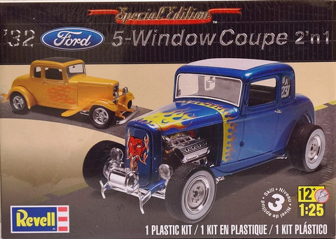 Ford '32 5-Window Coupe 2'n1, 1:25 (pidemmällä toimitusajalla)