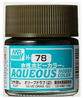 Mr.Hobby, Aqueous, Olive Drab 2 10ml