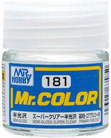 Mr.Color, Semi-Gloss Super Clear 10ml