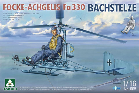 Focke-Achgelis Fa 330 Bachstelze, 1:16 (pidemmällä toimitusajalla)