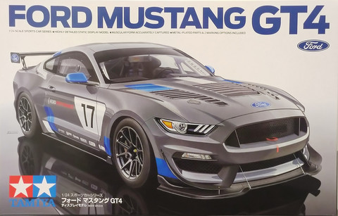 Ford Mustang GT4, 1:24 (pidemmällä toimitusajalla)