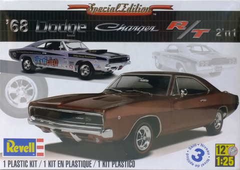 Dodge Charger RT '68 2'n1, 1:25 (pidemmällä toimitusajalla)