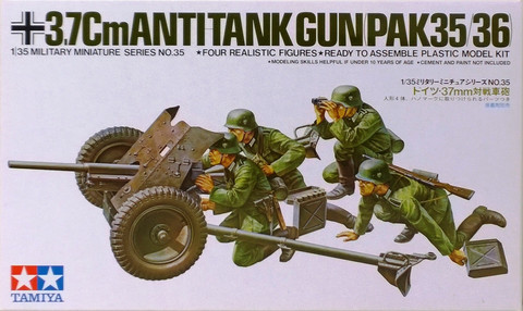 3,7cm Anti Tank Gun (PAK35/36), 1:35 (pidemmällä toimitusajalla)
