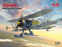 J-8 Gladiator, WWII Swedish Fighter, 1:32