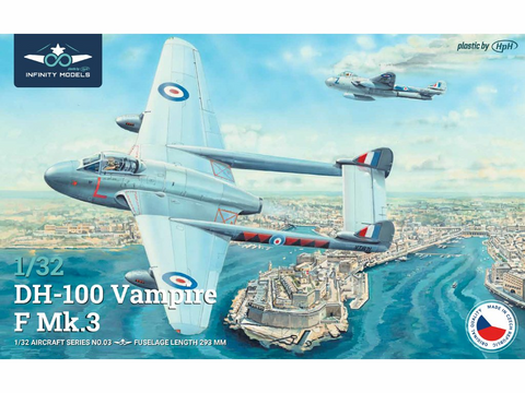 DH-100 Vampire Mk.3, 1:32 (pidemmällä toimitusajalla)