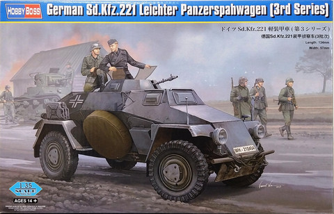 German Sd.Kfz.221 Leichter Panzerspahwagen (3st Series), 1:35 (pidemmällä toimitusajalla)