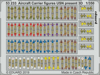 Aircraft Carrier Figures USN Present 3D, 1:350