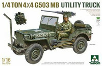 1/4 ton  4X4 G503 MB Utility Truck, 1:16 (pidemmällä toimitusajalla)