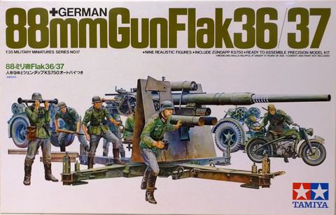 German 88mm Gun Flak 36/37, 1:35 (pidemmällä toimitusajalla)