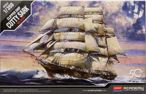 Clipper Ship Cutty Sark, 1:350