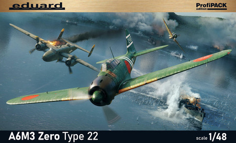 A6M3 Zero Type 22 ProfiPACK, 1:48 (pidemmällä toimitusajalla)