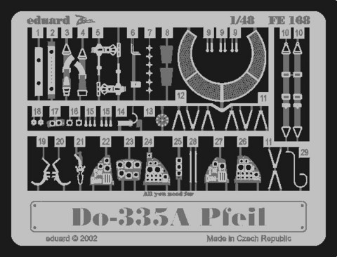Do 335A Pfeil (for Tamiya), 1:48