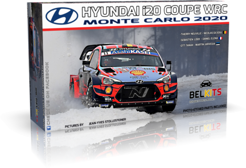 Hyundai i20 Coupe WRC Monte Carlo 2020, 1:24 (pidemmällä toimitusajalla)