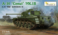 A-34 Comet Mk.1b, 1:72 (pidemmällä toimitusajalla)
