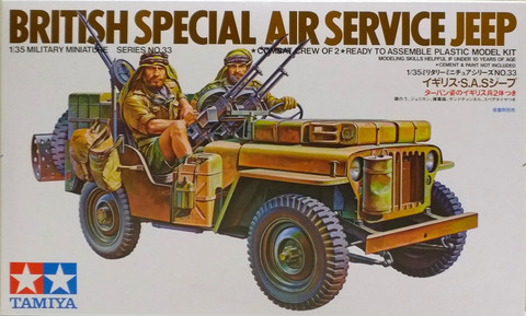 British Special Air Service Jeep, 1:35 (pidemmällä toimitusajalla)