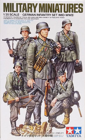 German Infantry Set (Mid-WWII), 1:35