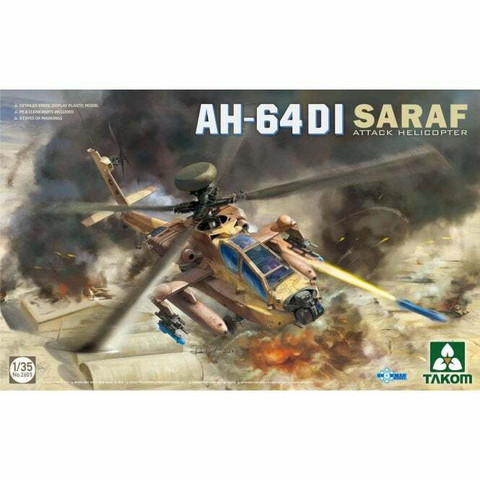 AH-64DI Saraf Attack Helicopter, 1:35 (pidemmällä toimitusajalla)