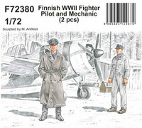 Finnish WWII Fighter Pilot & Mechanic, 1:72