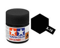 X-18 Semi Gloss Black 10ml