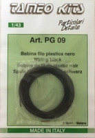 Mustaa johtoa (wiring) 0,5mm x 3m)