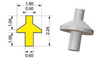 F1 Wheel Pins, 1/43