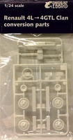 Renault 4GTL Conversion parts 1:24