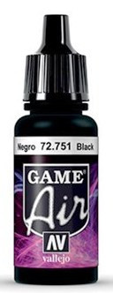 Black, Game Air 17ml