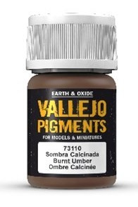 Burnt Umber, Vallejo Pigments 35ml