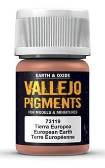European Earth, Vallejo Pigments 35ml