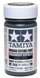 Diorama Texture Paint Pavement Effect, Dark Gray 100ml