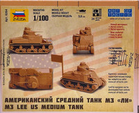 U.S. Medium Tank M3 Lee 1:100