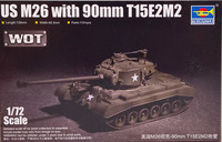 U.S. M26 with 90mm T15E2M2, 1:72 (pidemmällä toimitusajalla)