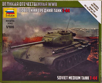 Soviet Medium Tank T-44, 1:100
