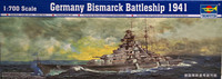 German Bismarck Battleship 1941, 1:700 (pidemmällä toimitusajalla)