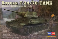 Russian T-34/76 Tank (Model 1943 Factory No.112), 1:48 (pidemmällä toimitusajalla)
