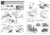 BF109 E-3/4 Cockpit Set (for Hasegawa & Tamiya kit), 1/48