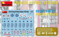 French Petrol Station 1930-40s, 1:35