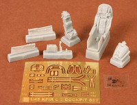IAI Kfir C2 Cockpit Set (for Kinetic kit), 1:48