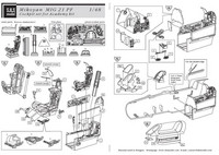 MIG-21 PF Cockpit Set (for Academy kit), 1:48
